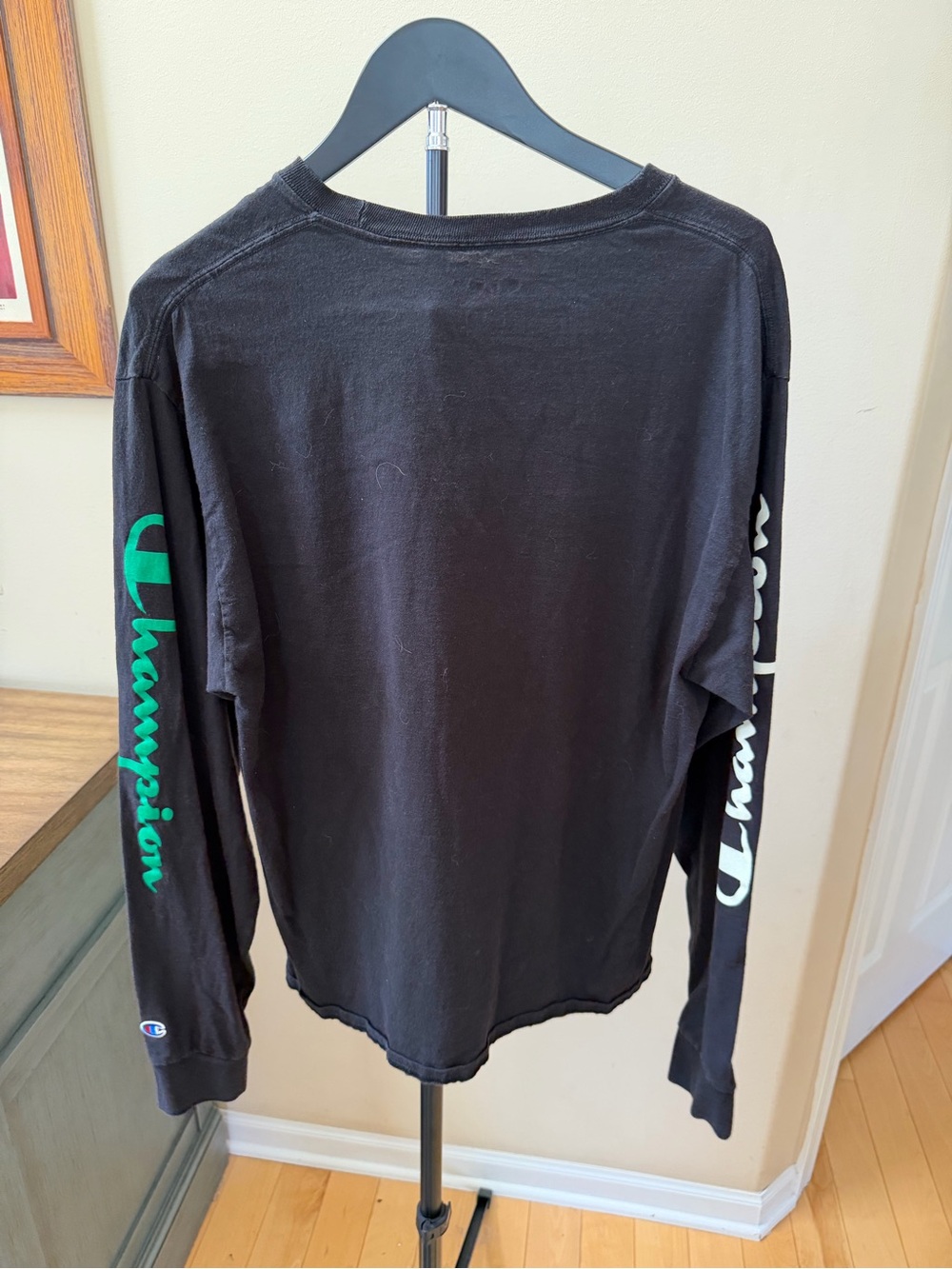 Champion Boston Celtics Long Sleeve Shirt Mens Large NBA Logo Basketball Tee - Picture 7 of 7